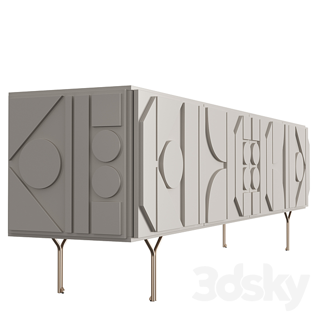 Pictograph Media Console (Eglo) 3DS Max Model - thumbnail 4