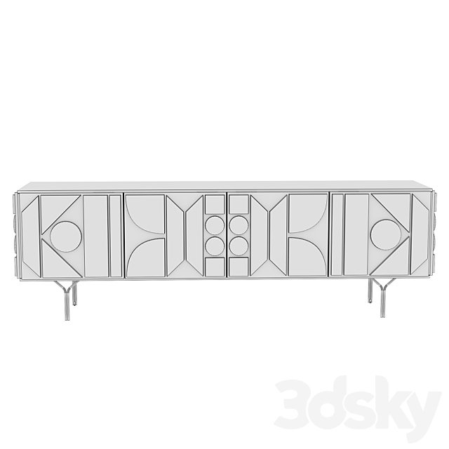 Pictograph Media Console (Eglo) 3DS Max Model - thumbnail 5