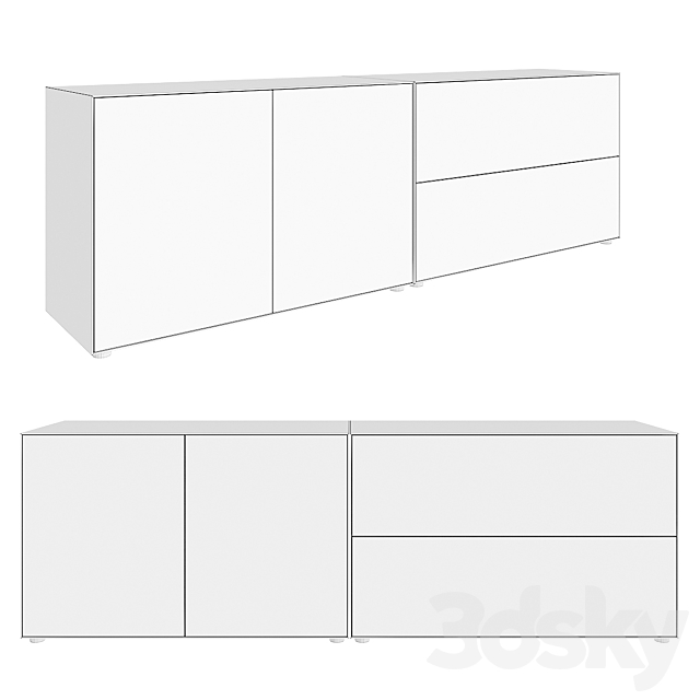 Piure NEX Sideboards 3DSMax File - thumbnail 5