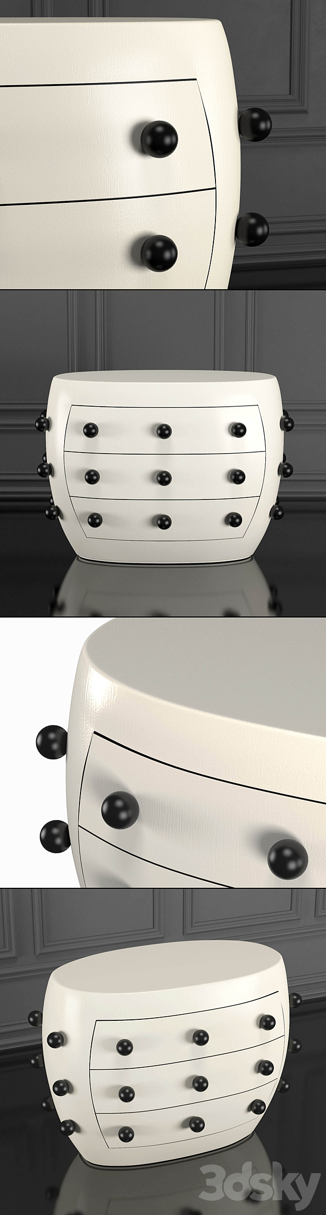 POD COMMODE KELLY WEARSTLER 3DSMax File - thumbnail 2