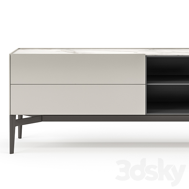 Poliform CODE sideboard 3DSMax File - thumbnail 3