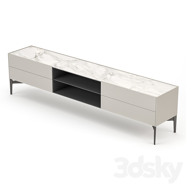 Poliform CODE sideboard 3DSMax File - thumbnail 5