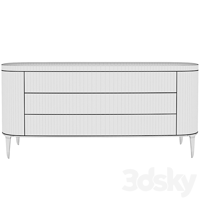 Poliform Gentleman Chest of Drawers 3DSMax File - thumbnail 4