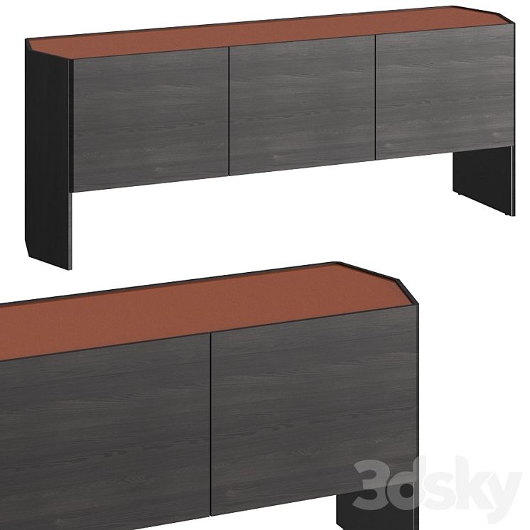 Poliform Gio Sideboard 3DS Max - thumbnail 1