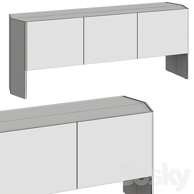 Poliform Gio Sideboard 3DSMax File - thumbnail 2