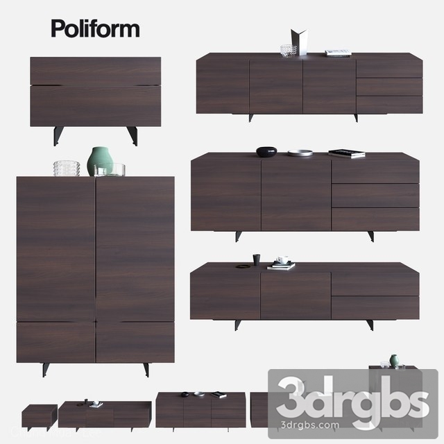 Poliform Pandora Set 3dsmax Download - thumbnail 1