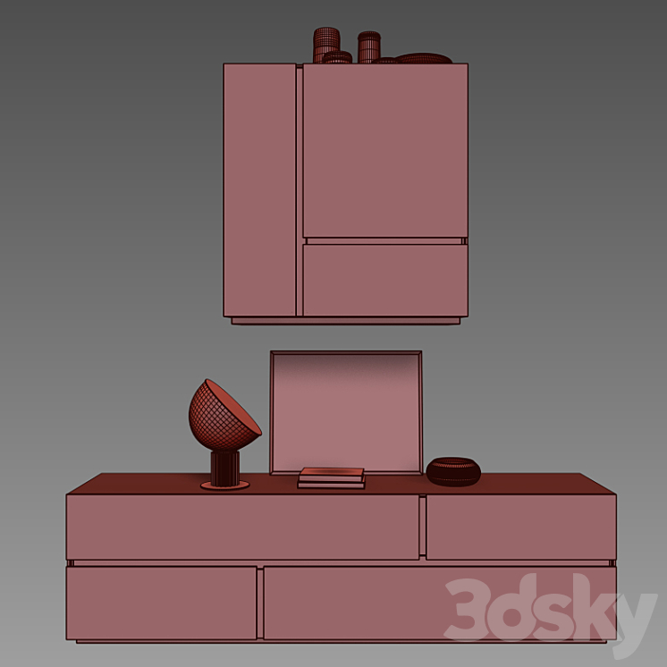 POLIFORM SIDEBOARDS FREE 3DS Max - thumbnail 2