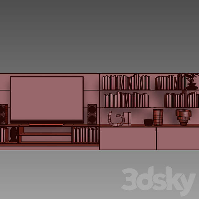 POLIFORM VARENNA SISTEMI GIORNO QUID 12 3DSMax File - thumbnail 2