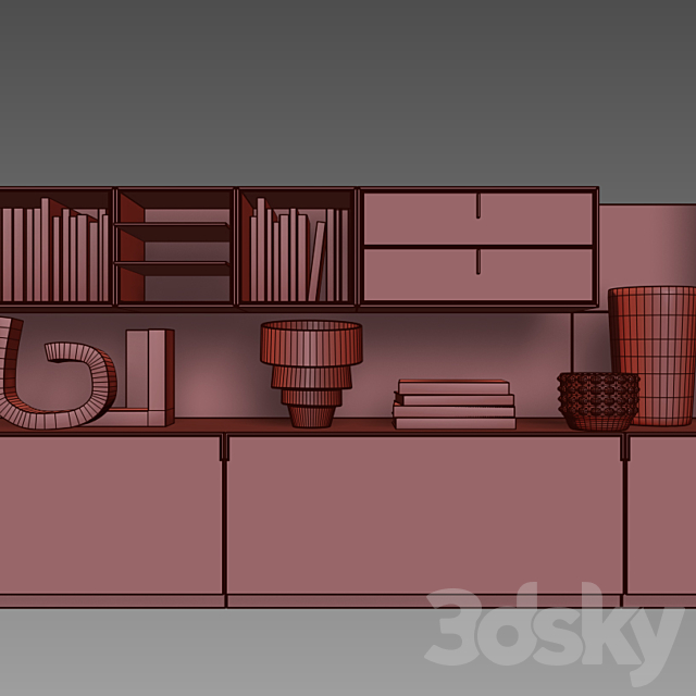 POLIFORM VARENNA SISTEMI GIORNO QUID 5 3DSMax File - thumbnail 2