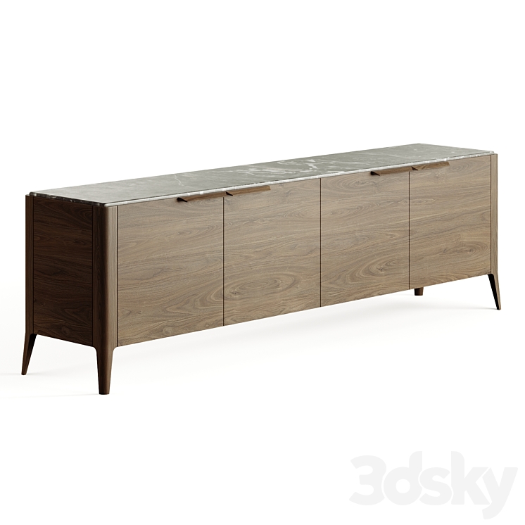 Porada Atlante Chest Of Drawers 3DS Max Model - thumbnail 2