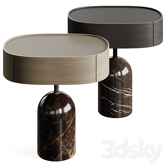 Porada Ekero Night Table 3DS Max Model - thumbnail 5