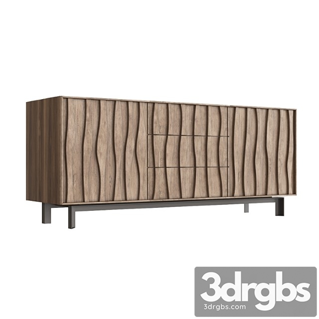 Porada masai three-door sideboard chest - thumbnail 1