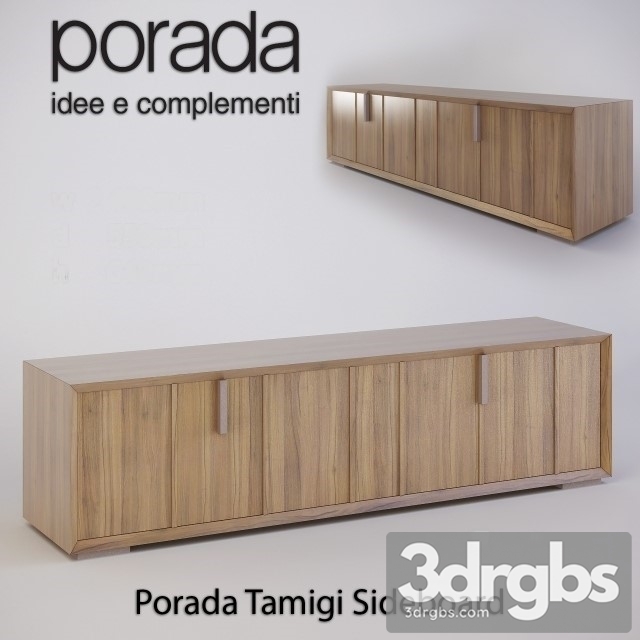 Porada Tamigi Sideboard 3dsmax Download - thumbnail 1