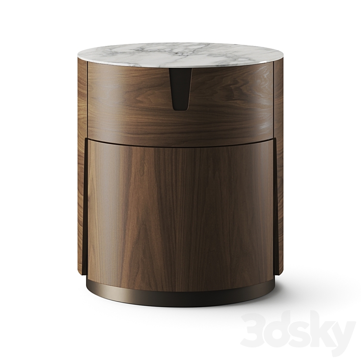 Porada Tylsa Night 54 Bedside Table 3DS Max Model - thumbnail 1