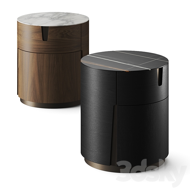 Porada Tylsa Night 54 Bedside Table 3DS Max Model - thumbnail 2