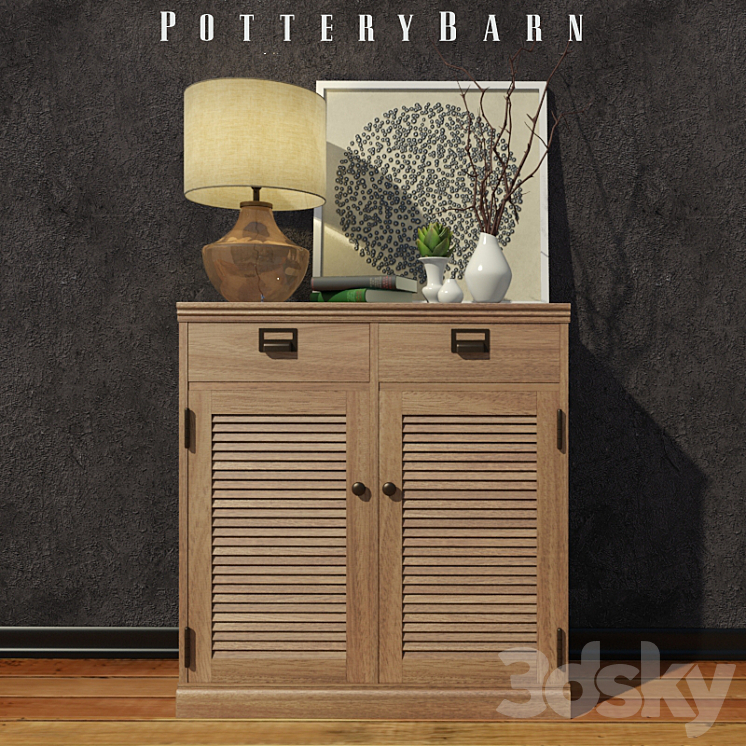 Pottery Barn Accessories 3DS Max - thumbnail 1