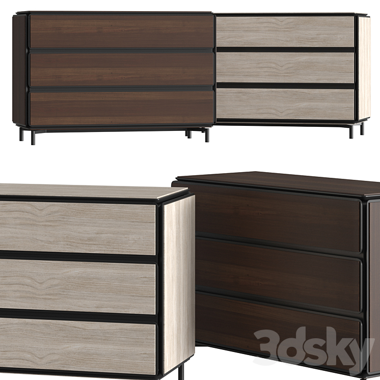 Praddy Barbican Sideboards 3DS Max - thumbnail 1