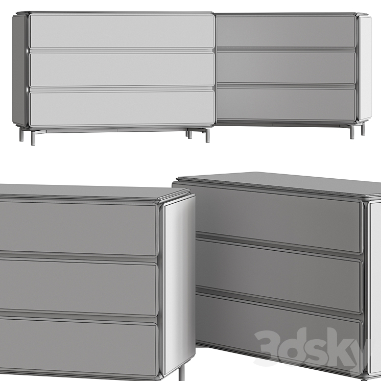 Praddy Barbican Sideboards 3DS Max - thumbnail 2