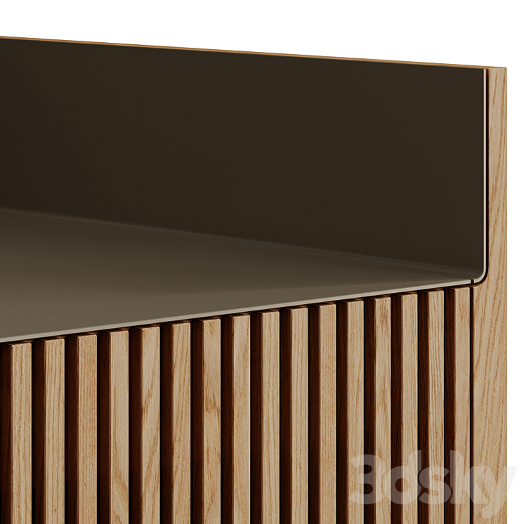 Punt Mobles STOCKHOLM BEDSIDE TABLE 3DS Max - thumbnail 2