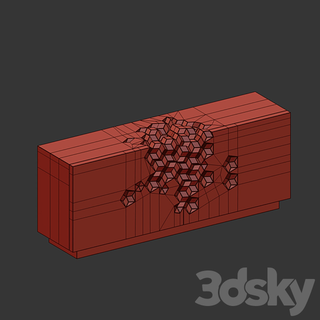 Quasicabinet 3DS Max Model - thumbnail 3