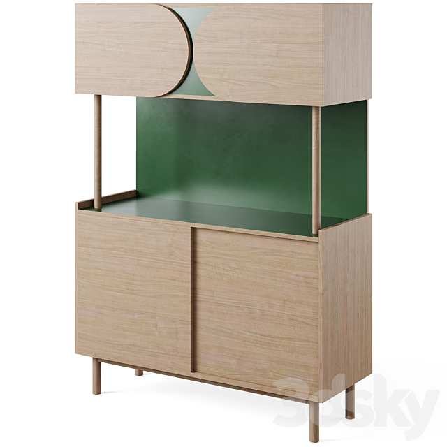 Quillan Formica Sideboard by LA REDOUTE INTERIEURS 3ds Max - thumbnail 1