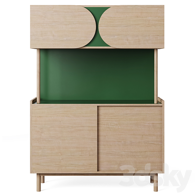 Quillan Formica Sideboard by LA REDOUTE INTERIEURS 3ds Max - thumbnail 2