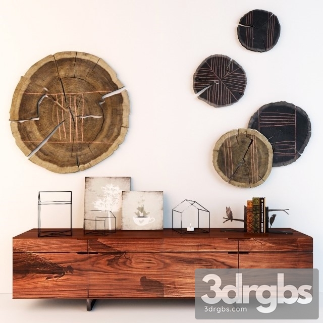 Rare Ib Kofod Larsen Trol Sideboard 3dsmax Download - thumbnail 1