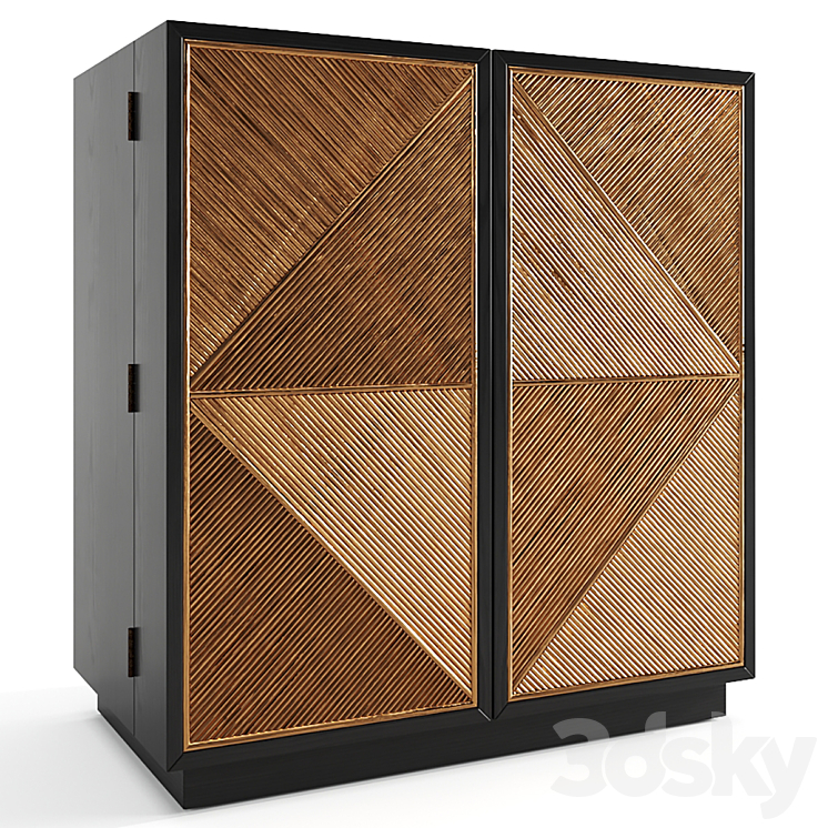 Rawson Bar Cabinet 3DS Max Model - thumbnail 1