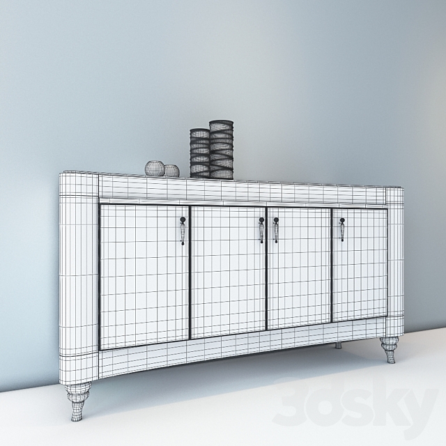 ReDeco Monte Napoleone Sideboard 3DSMax File - thumbnail 3