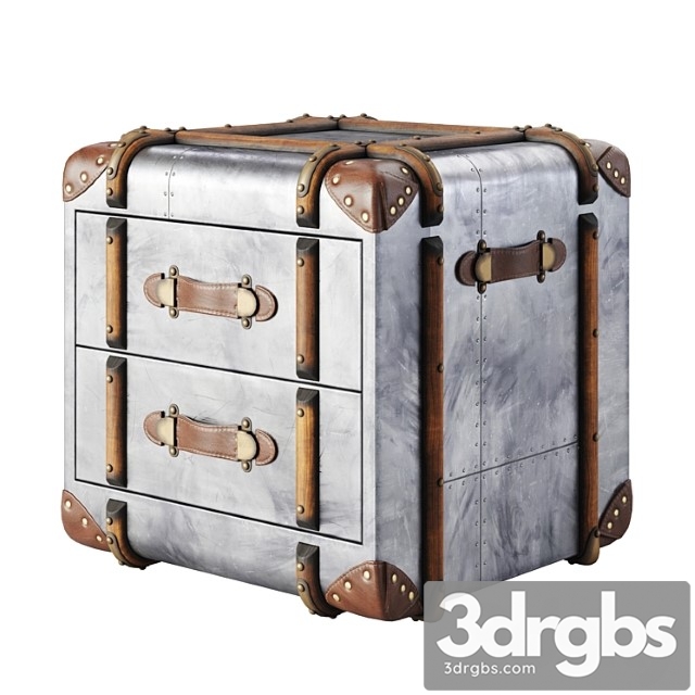 Rh richards trunk 2-drawer cube - thumbnail 1