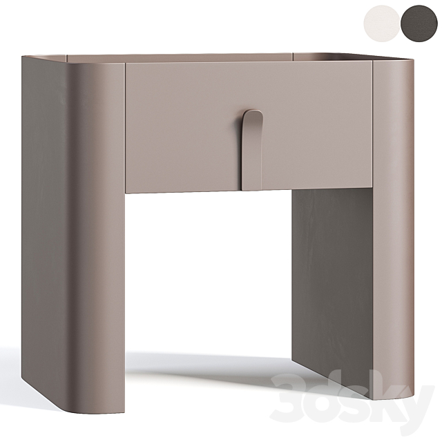 RIC Bedside table By Como Furniture 3ds Max - thumbnail 1