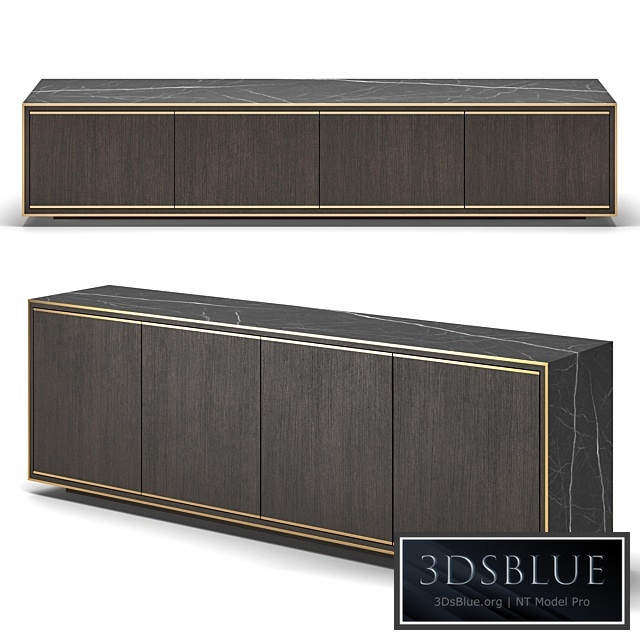 Rick Sideboard Marble by Laskasas 3DS Max - thumbnail 3