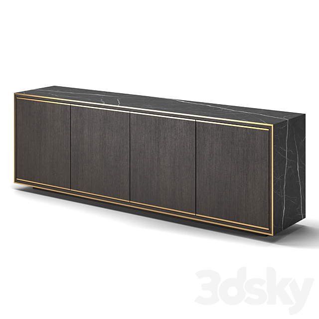 Rick Sideboard Marble by Laskasas 3DSMax File - thumbnail 2