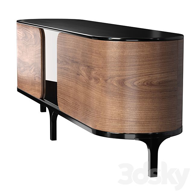 Roche Bobois Roller sideboard 3DSMax File - thumbnail 2