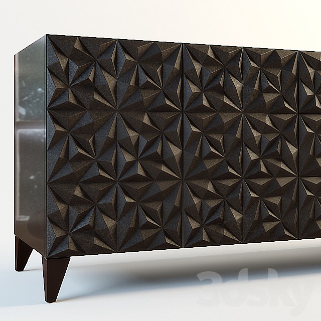 Roche Bobois ROSACE sideboard 3DSMax File - thumbnail 2