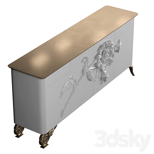 Rozzoni Mobili Sideboard St135 3DSMax File - thumbnail 2