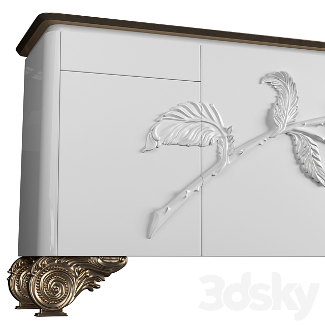 Rozzoni Mobili Sideboard St135 3DSMax File - thumbnail 4