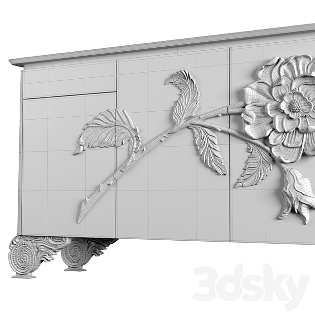 Rozzoni Mobili Sideboard St135 3DSMax File - thumbnail 5