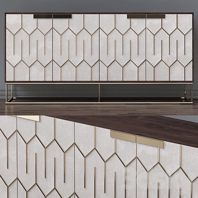 Runway Panche Sideboard See More by Fine Furniture Design 3DSMax File - thumbnail 1