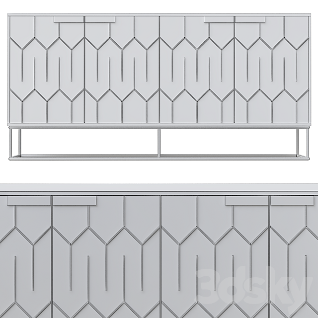 Runway Panche Sideboard See More by Fine Furniture Design 3DSMax File - thumbnail 2