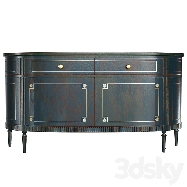 Salda Louis XVI Sideboard 3DSMax File - thumbnail 2