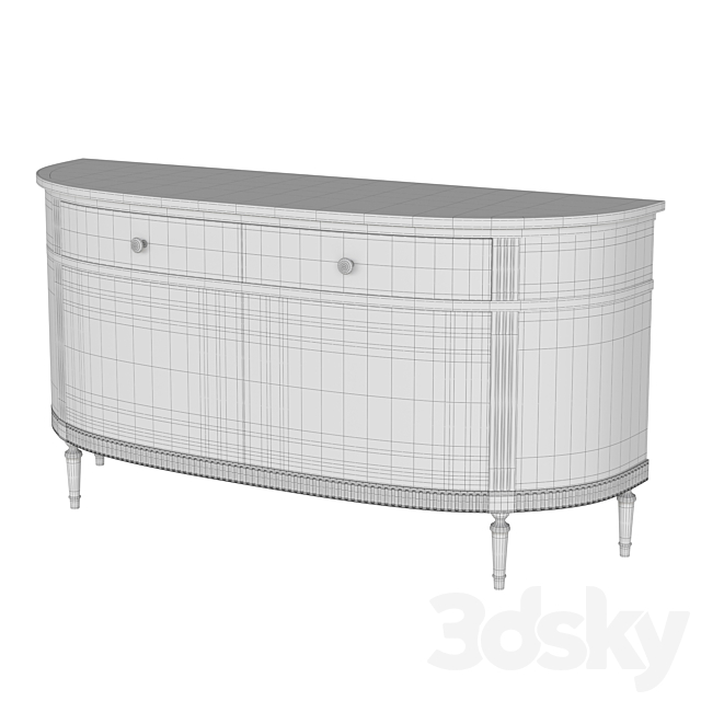 Salda Louis XVI Sideboard 3DSMax File - thumbnail 5