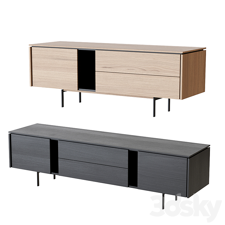 Salu TV Cabinets by Softrend 3DS Max Model - thumbnail 2