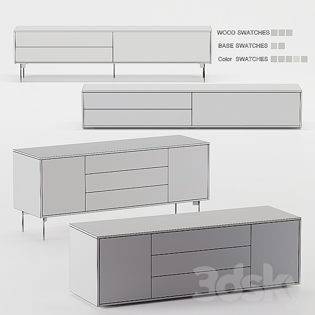 SD TV stands SK Design Borge 3DSMax File - thumbnail 3