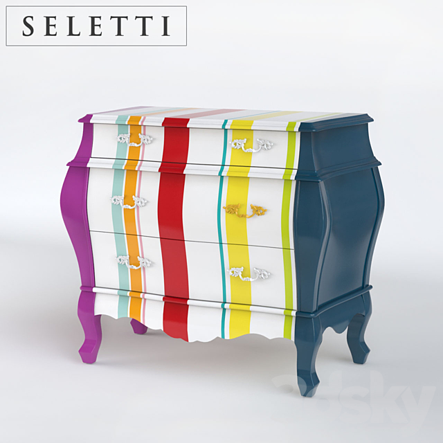 Seletti Trip 3 Drawers 3DSMax File - thumbnail 1