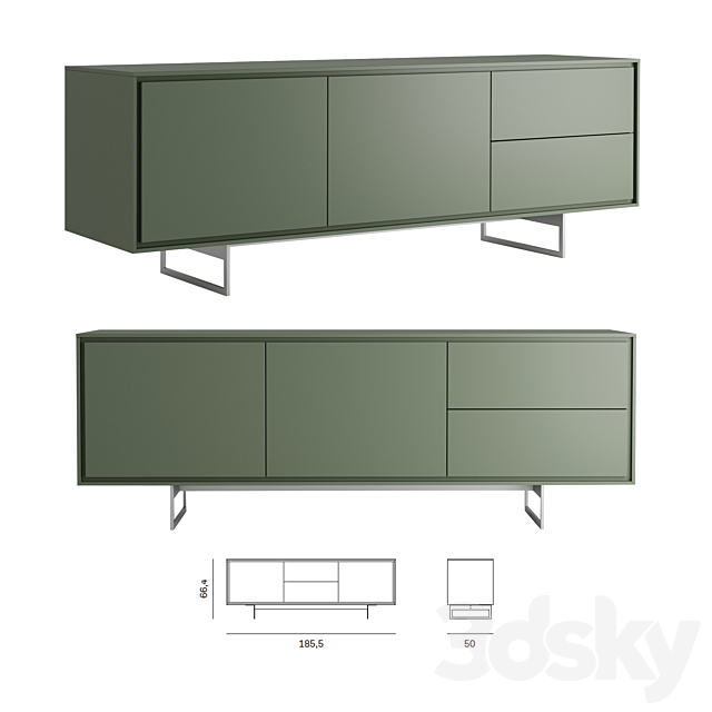 SHADOWS SIDEBOARD. Novamobili. 3DSMax File - thumbnail 3