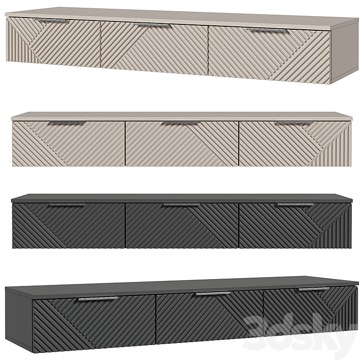 Shelton TV cabinets from divan.ru 3DS Max Model - thumbnail 2