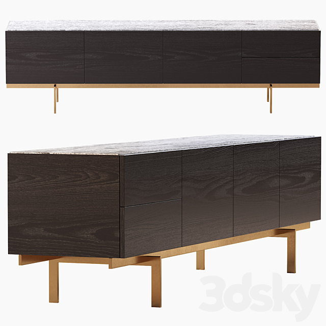 Shoreline Sideboard by MT Studio for Modern Times. 2018. Australia 3DSMax File - thumbnail 2