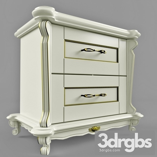 Side Table Cabinet 3dsmax Download - thumbnail 1