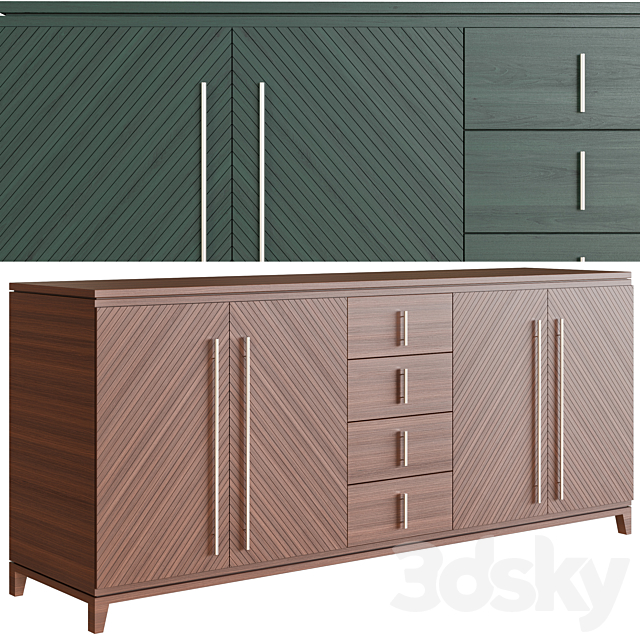 sideboard 1 3DSMax File - thumbnail 3